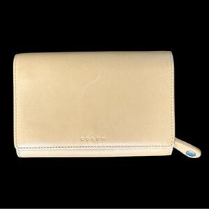COACH Tan Leather Wallet